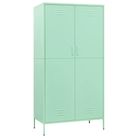 vidaXL Wardrobe Mint 35.4"x19.7"x70.9" Steel