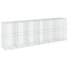 vidaXL Gabion Basket with Cover 600x100x200 cm Galvanised Iron