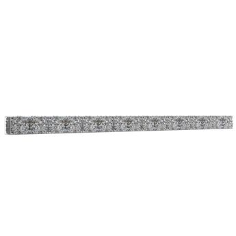 vidaXL Gabion Wall with Covers Galvanized Steel 354"x19.7"x19.7"