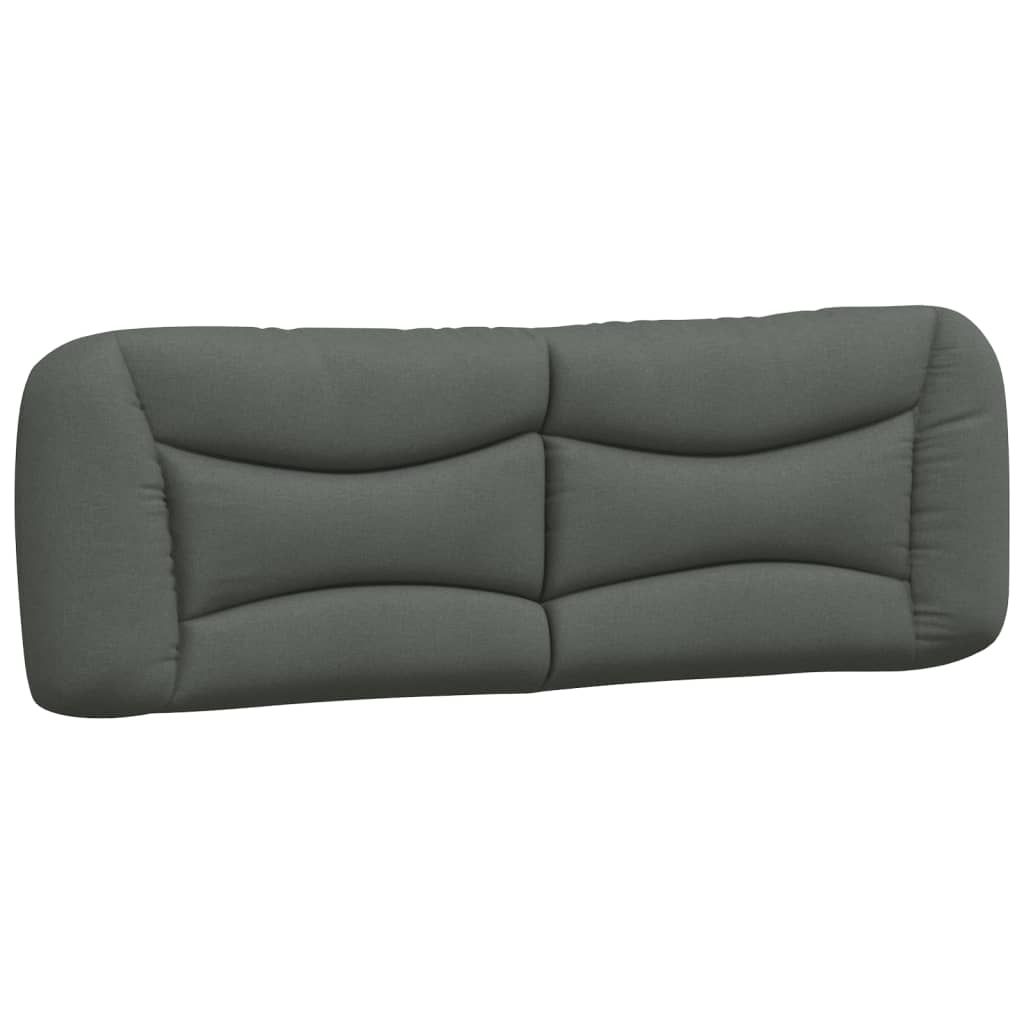 vidaXL Headboard Cushion "Hvar" Dark Gray 59.8" Fabric