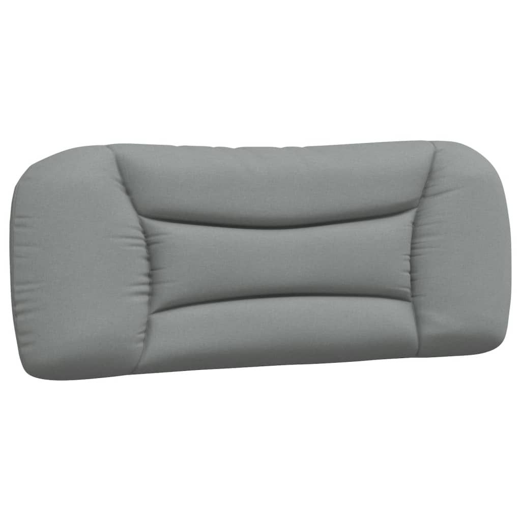 vidaXL Headboard Cushion "Hvar" Light Gray 39.4" Fabric