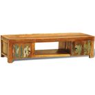 vidaXL TV Stand with 2 Doors Reclaimed Wood Vintage