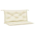 vidaXL Garden Bench Cushions 2pcs Cream 100x50x7 cm Oxford Fabric