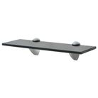 vidaXL Floating Shelf Glass 11.8"x3.9" 0.3"