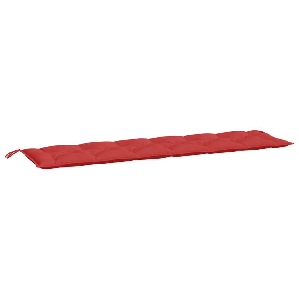 vidaXL Garden Bench Cushion Red 78.7"x19.7"x2.8" Oxford Fabric