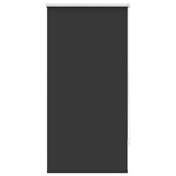 vidaXL Roller Blind Blackout 64.4x120 cm Fabric Width 60 cm Black