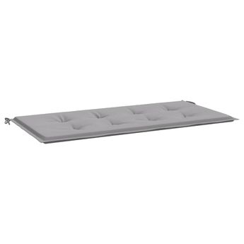 vidaXL Garden Bench Cushion Gray 39.4"x19.7"x1.6" Oxford Fabric