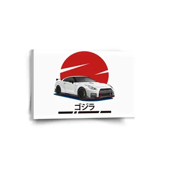 Sablio Obraz Nissan GTR 35 Japonské slunce - 60x40 cm