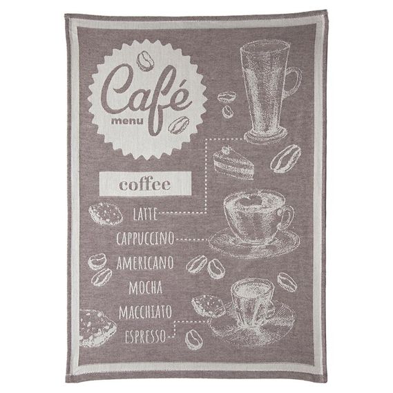 Kitchen towel 50x70 cm CAFE brown