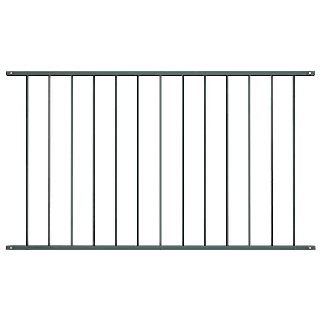 vidaXL Fence Panel Woerden Powder-coated Steel 1.7x1.17 m Anthracite