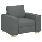 vidaXL Sofa Chair Dark Grey 100x78x84 cm Fabric