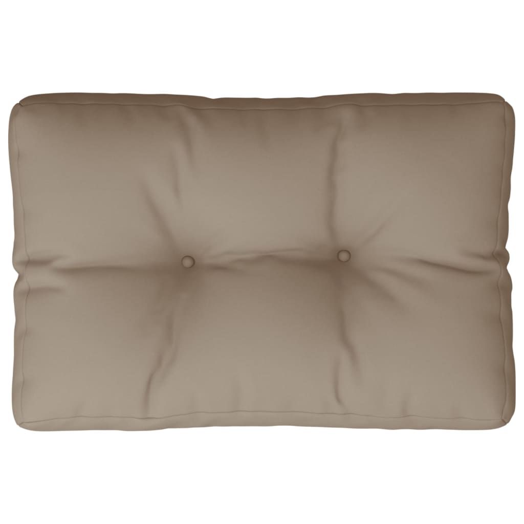 vidaXL Pallet Cushion Taupe 23.6"x15.7"x4.7" Fabric