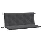 vidaXL Garden Bench Cushions 2pcs Melange Anthracite 120x50x7 cm Fabric