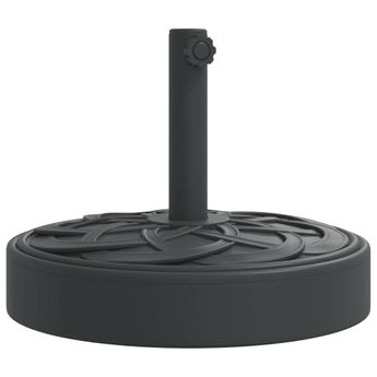 vidaXL Parasol Base for Ã1.5"/1.9" Poles 55.1 lb Round