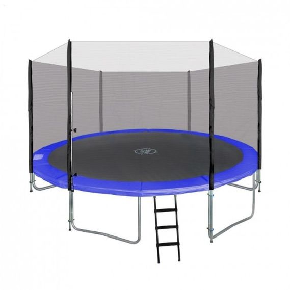 Garden trampoline RAMIZ SKY 14FT/427 cm - blue Garden trampoline RAMIZ SKY 14FT/427 cm - blue