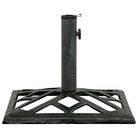 vidaXL Umbrella Base Green 44x44x31 cm Cast Iron
