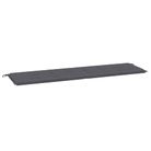 vidaXL Garden Bench Cushion Anthracite 70.9"x19.7"x1.2" Oxford Fabric