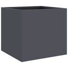 vidaXL Planter Anthracite 12.6"x11.8"x11.4" Steel