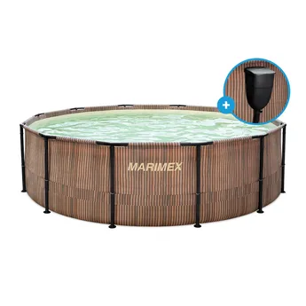 Marimex | Bazén Marimex Florida 3,66x0,99 m se zabudovaným skimmerem - motiv TEAK | 10340285