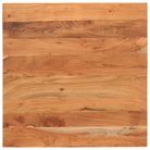 vidaXL Table Top 70x70x3.8 cm Square Solid Wood Acacia