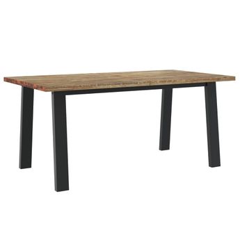 vidaXL Dining Table Solid Acacia Wood 66.9"x35.4"
