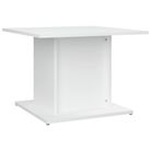 vidaXL Coffee Table White 55.5x55.5x40 cm Engineered Wood