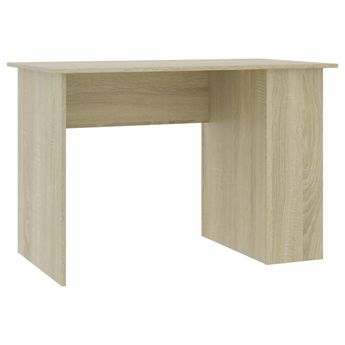 vidaXL Desk Sonoma Oak 43.3"x23.6"x28.7" Engineered Wood