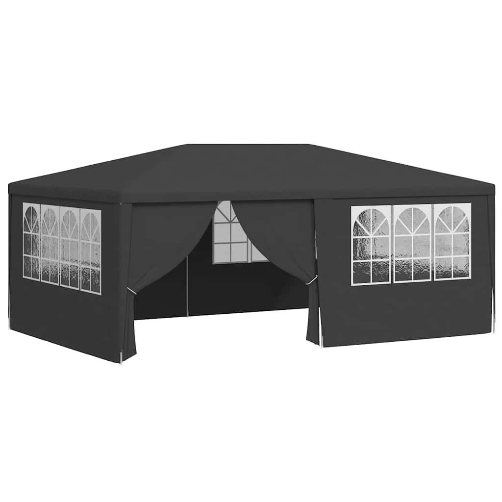 vidaXL Professional Party Tent with Side Walls 13.1'x19.7' Anthracite 0.3 oz/ftÂ²
