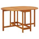 vidaXL Patio Table 51.1"x35.4"x28.3" Solid Acacia Wood