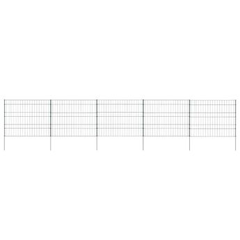 vidaXL Garden Fence Set 99.6x79.8 cm Green