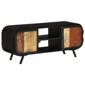 vidaXL TV Cabinet 110x30x45 cm Solid Reclaimed Wood
