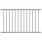 vidaXL Fence Panel Woerden Powder-coated Steel 1.7x1 m Anthracite