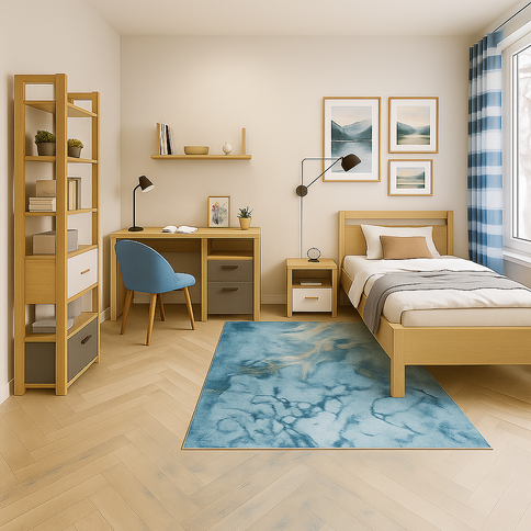 Blue children's dream room