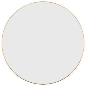 vidaXL Wall Mirror Gold Ã 23.6" Round