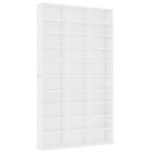 vidaXL CD Cabinet White 102x23x177.5 cm Engineered Wood