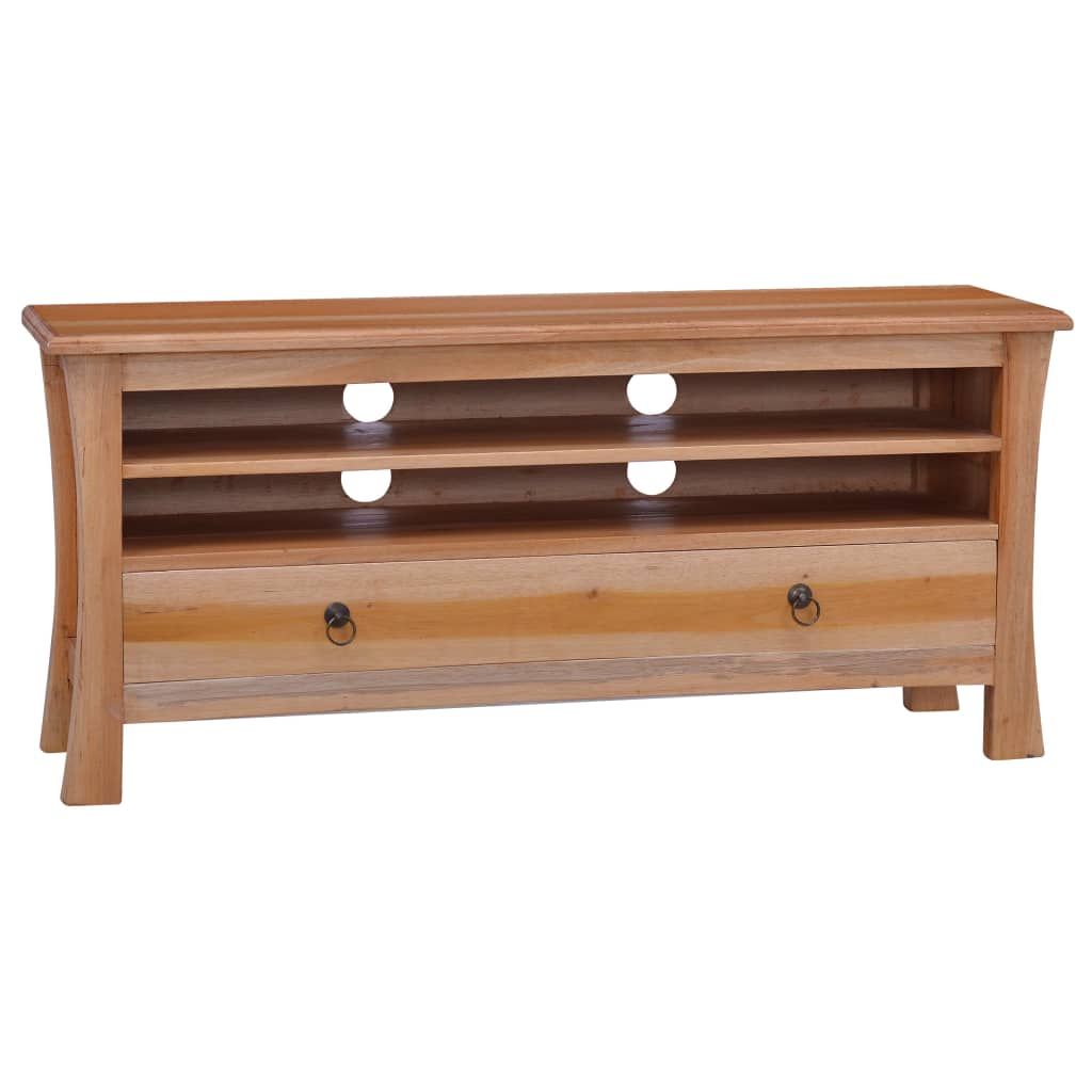 vidaXL TV Cabinet 100x30x45 cm Solid Mahogany Wood