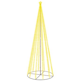 vidaXL Christmas Cone Tree Warm White 732 LEDs 5x16 ft