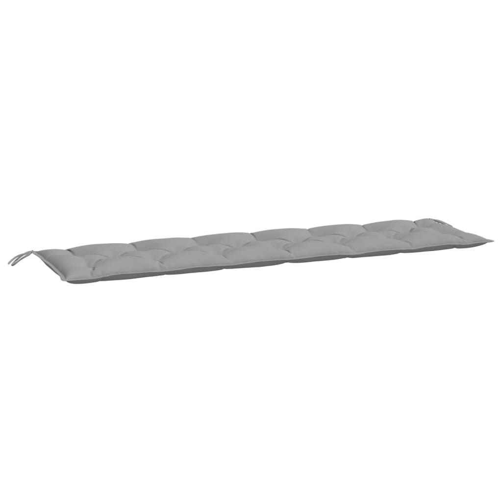 vidaXL Garden Bench Cushion Gray 78.7"x19.7"x2.8" Oxford Fabric