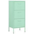 vidaXL Storage Cabinet Mint 42.5x35x101.5 cm Steel