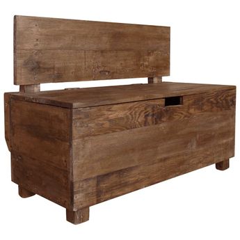 vidaXL Bench Solid Mahogany Wood 33.9"x15.7"x23.6"
