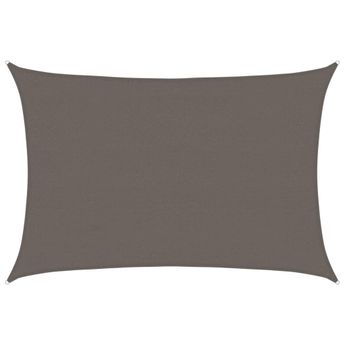 vidaXL Sunshade Sail HDPE Rectangular 13.1'x19.7' Anthracite