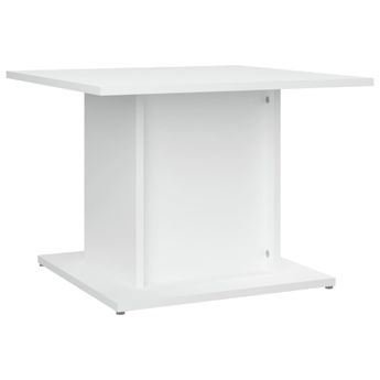 vidaXL Coffee Table White 55.5x55.5x40 cm Engineered Wood