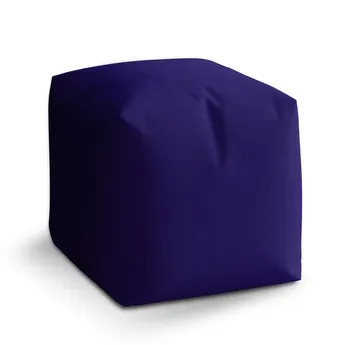 Sablio Taburet Cube Fialová - 60x60x60 cm
