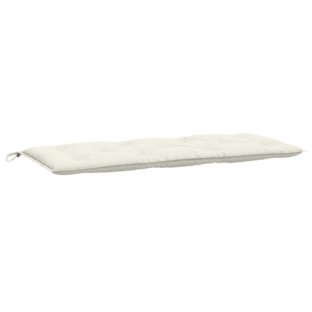 vidaXL Garden Bench Cushion Melange Cream 47.2"x19.7"x2.8" Fabric