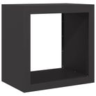 vidaXL Firewood Rack Black 23.6x15.7x23.6" Steel