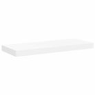 vidaXL Floating Wall Shelf White 60x23.5x3.8 cm MDF