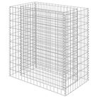 vidaXL Gabion Raised Bed Galvanized Steel 35.4"x19.7"x39.4"