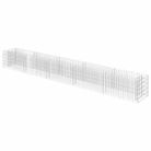 vidaXL Gabion Raised Bed Galvanized Steel 177.2"x19.7"x19.7"