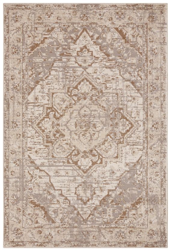 Hanse Home, Rug Terrain 105597 Sand Cream Brown, 120x170, brown, living room