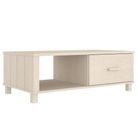 vidaXL Coffee Table HAMAR Honey Brown 100x55x35 cm Solid Wood Pine